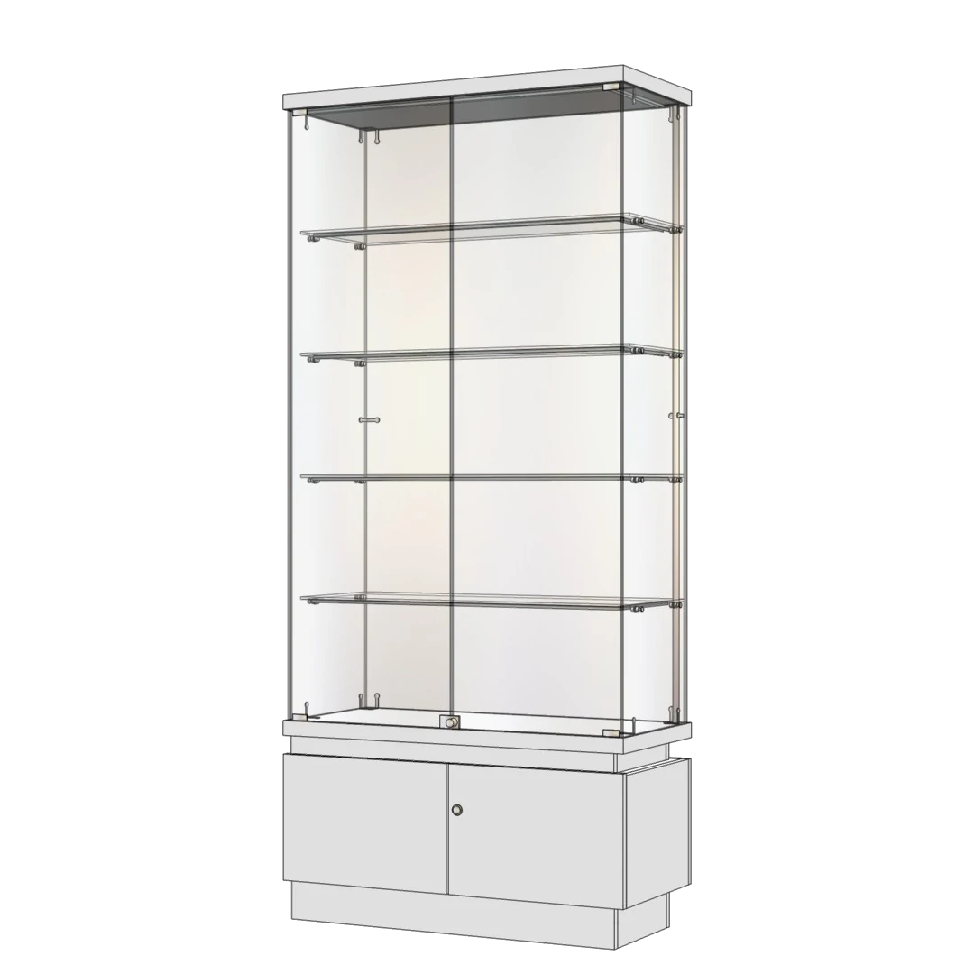 Витрина ВС5ПСК-900х400х2000